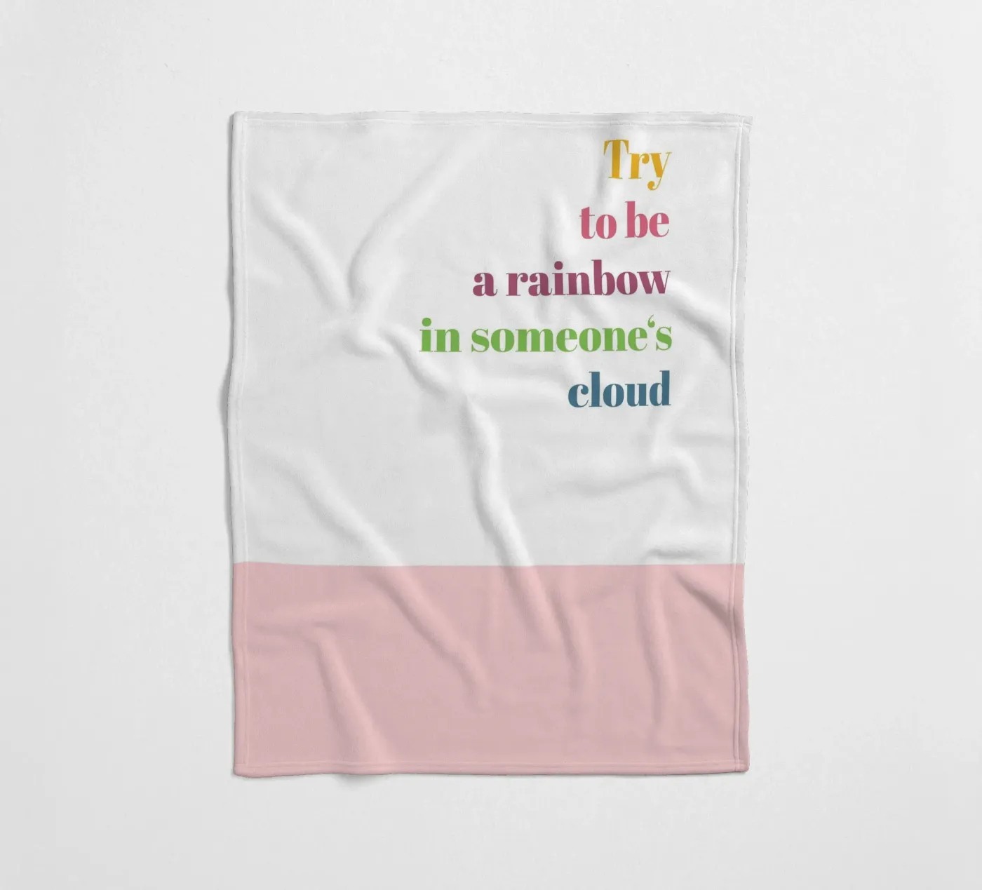 Rainbow Fleecedecke von glueckaufpapier