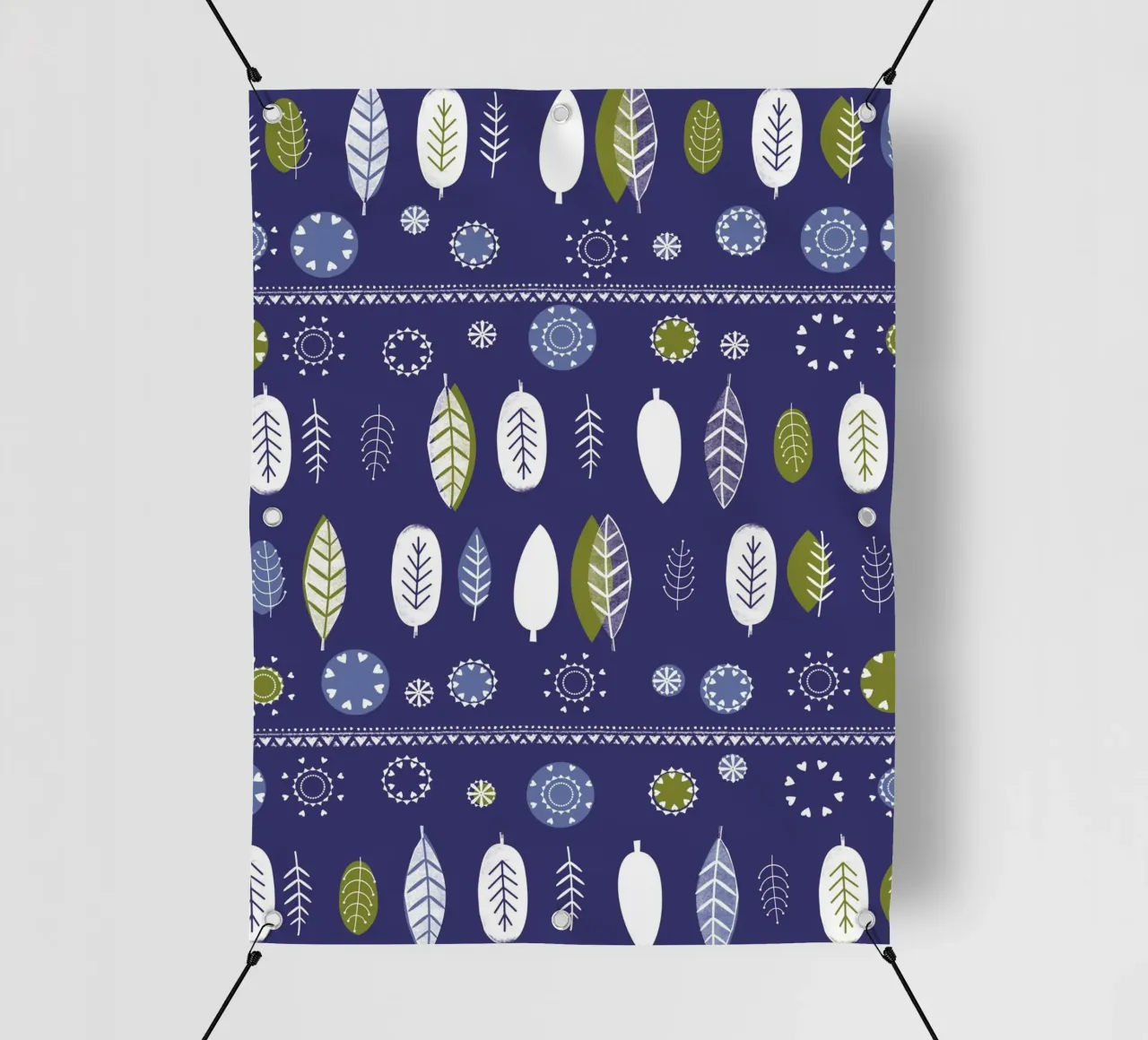 A Collection of Leaves telo in pvc da Catherine Aguilar