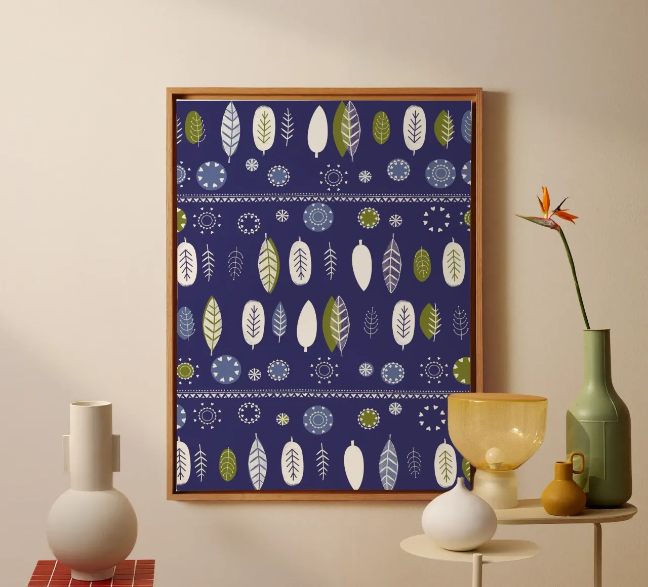 A Collection of Leaves tela da Catherine Aguilar