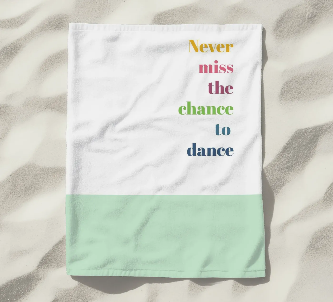Dance strandhanddoek van glueckaufpapier