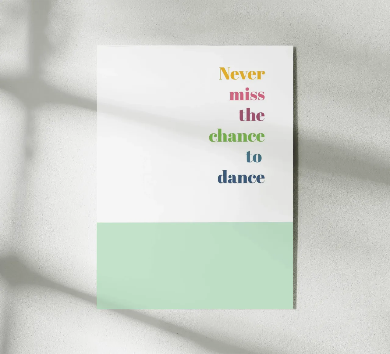 Dance plexiglass da glueckaufpapier