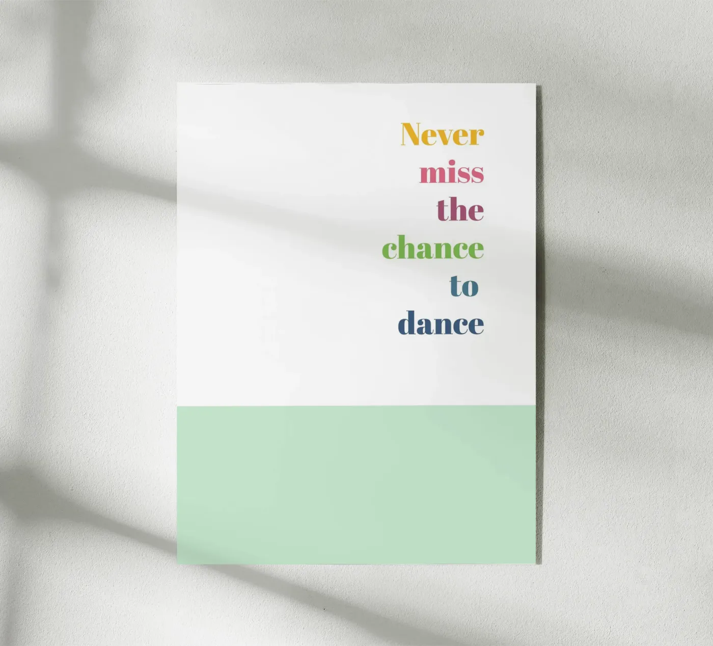 Dance Acryl-Glas von glueckaufpapier