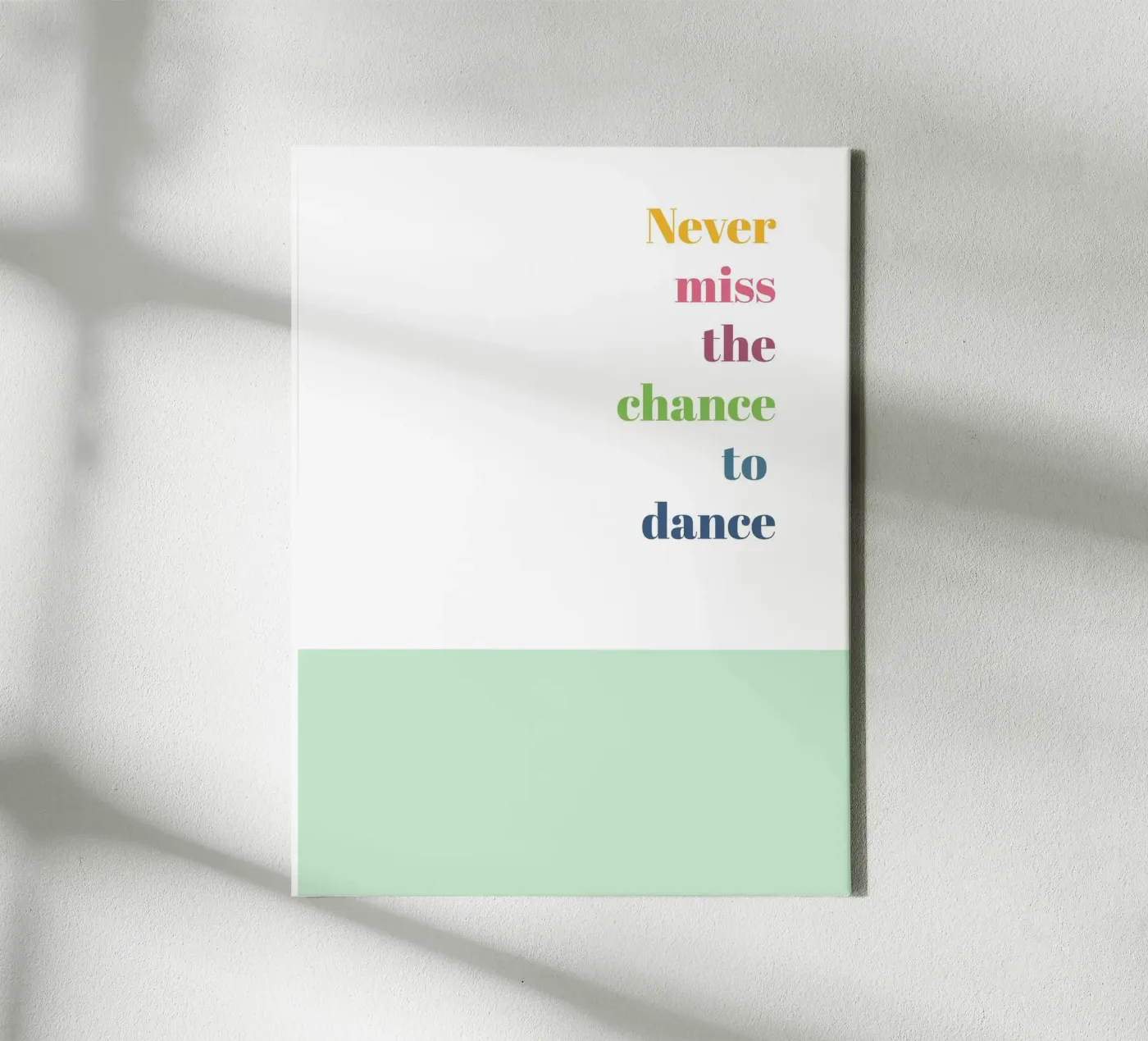 Dance canvas van glueckaufpapier