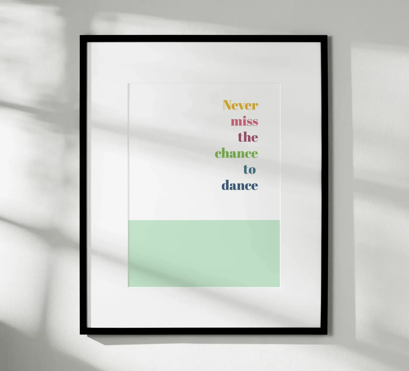 Dance poster de glueckaufpapier