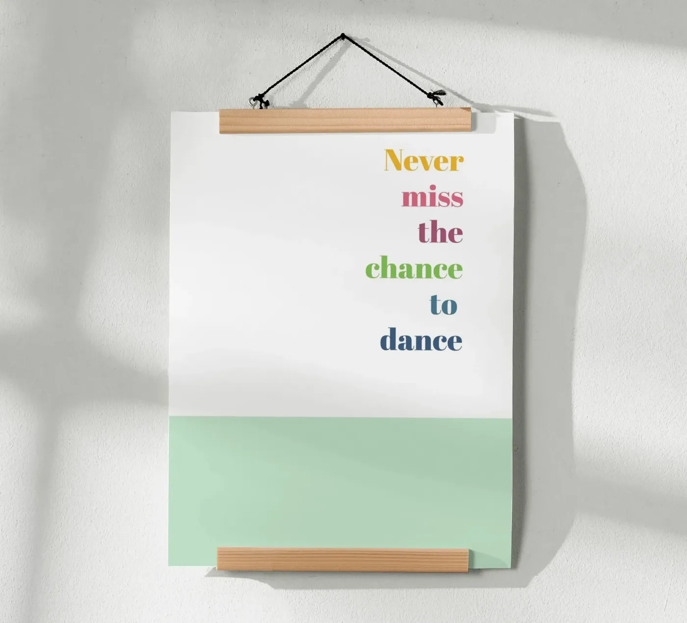 Dance poster de glueckaufpapier