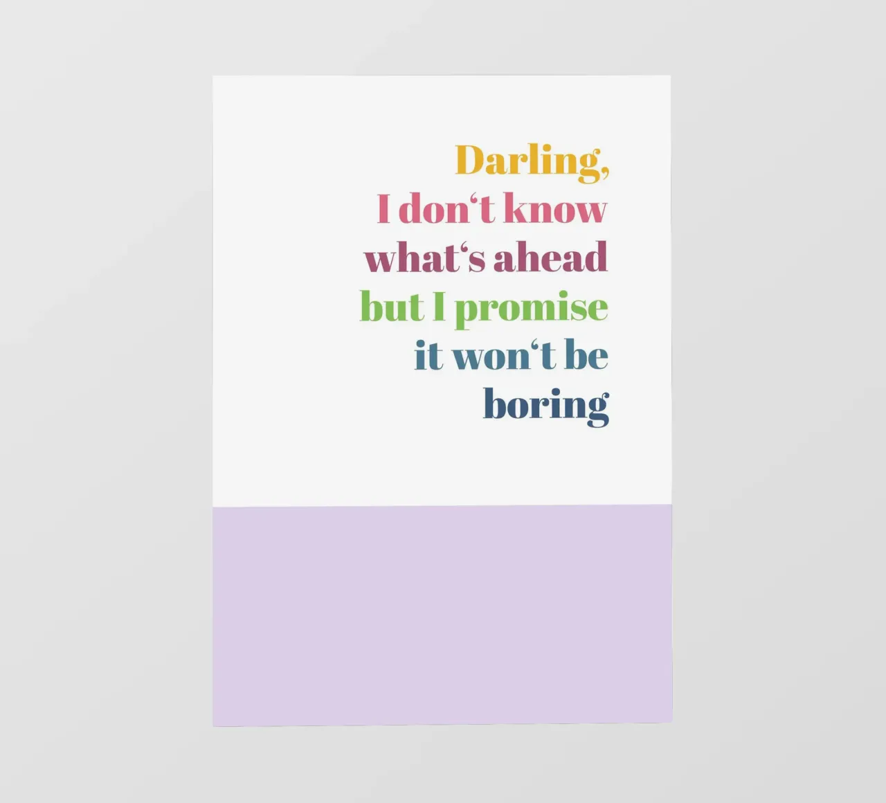 Darling telo in pvc da glueckaufpapier