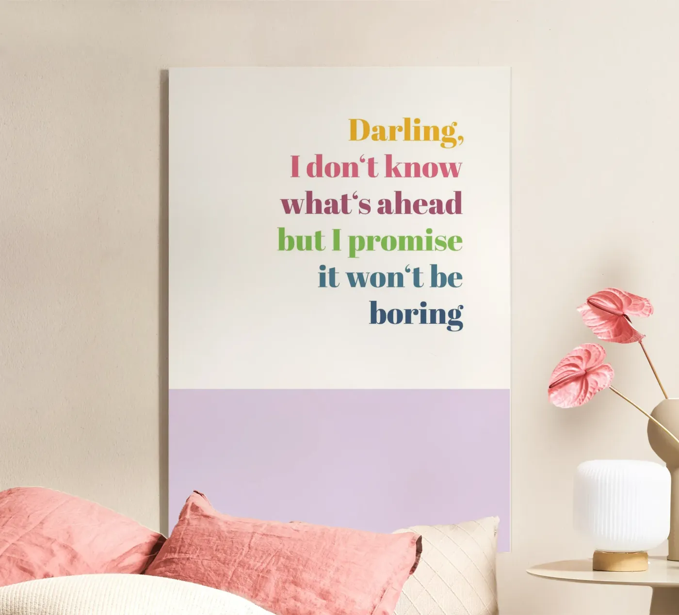 Darling Acryl-Glas von glueckaufpapier