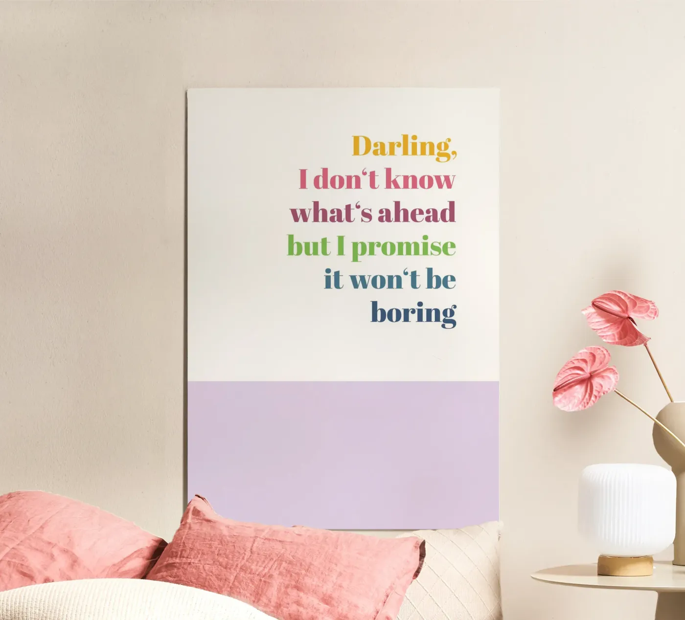Darling poster da glueckaufpapier