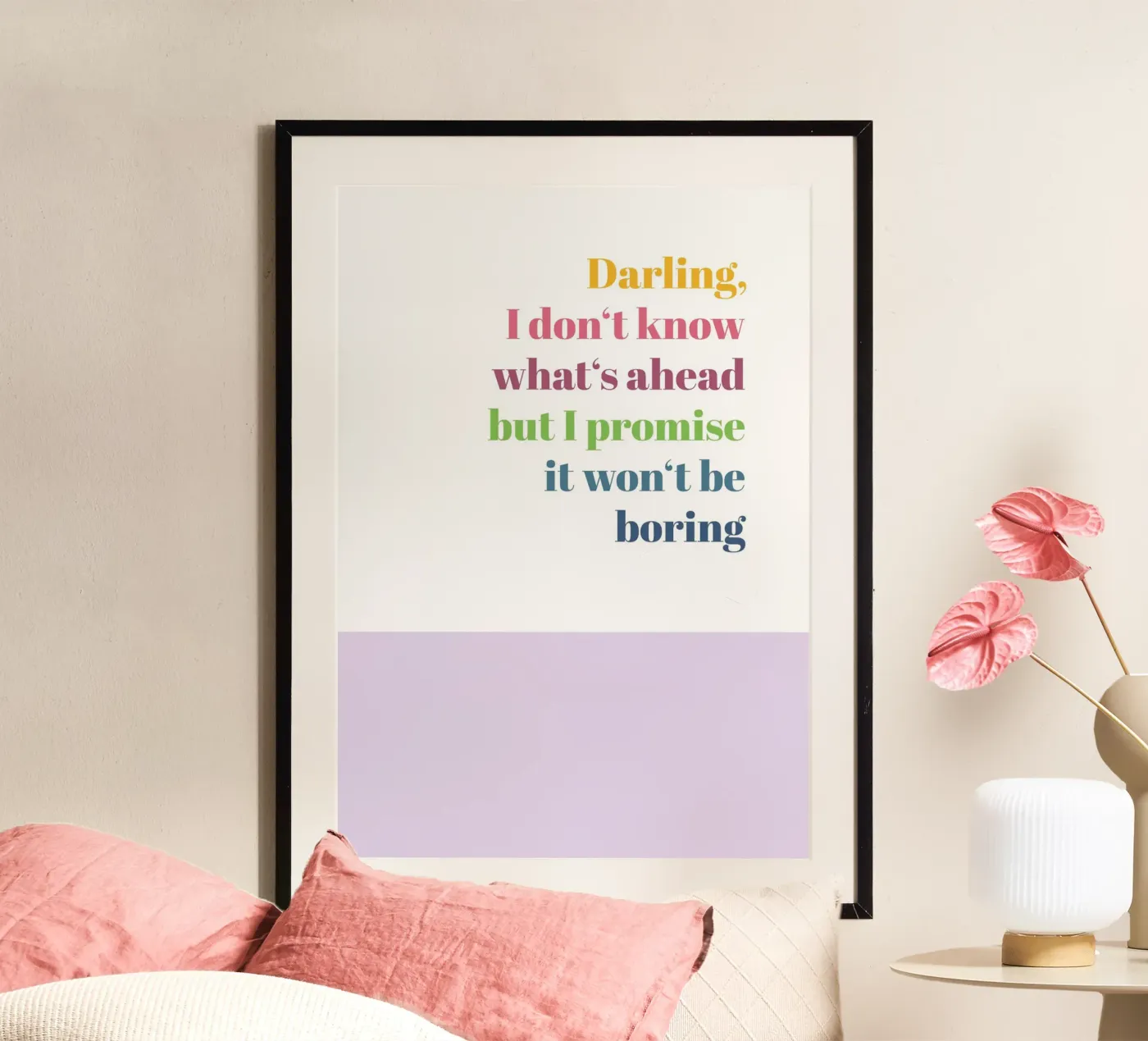Darling poster by glueckaufpapier