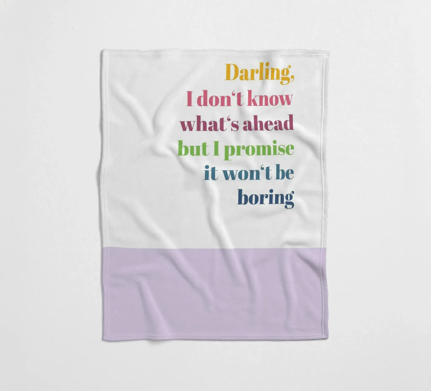 Darling Fleecedecke von glueckaufpapier