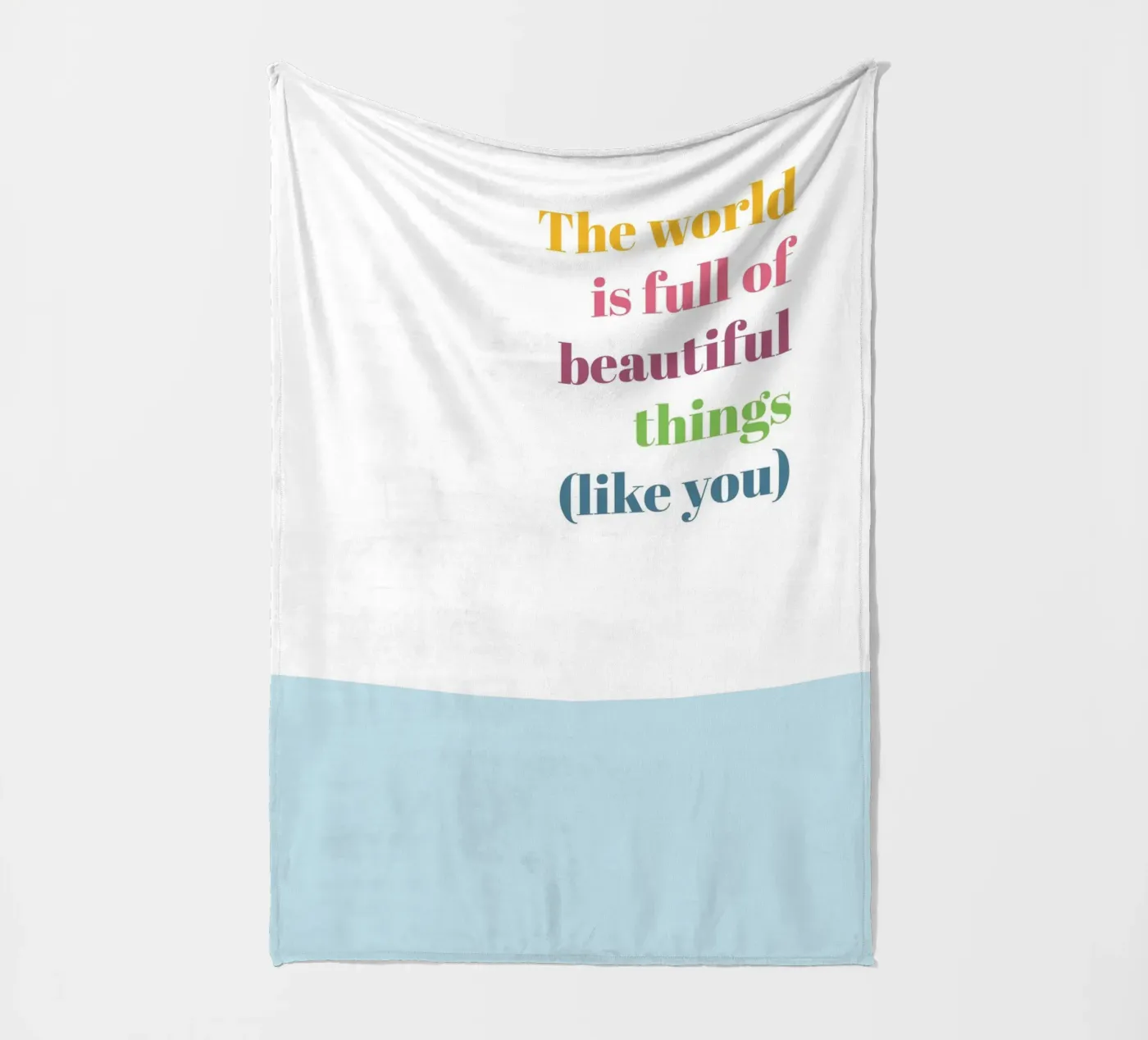 Beautiful things Fleecedecke von glueckaufpapier