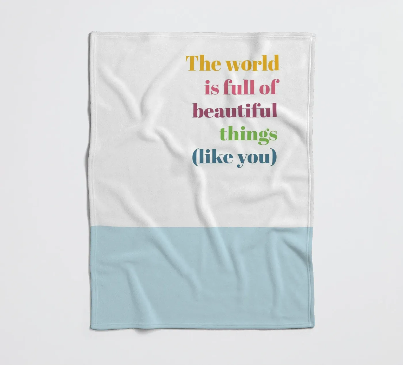 Beautiful things Fleecedecke von glueckaufpapier
