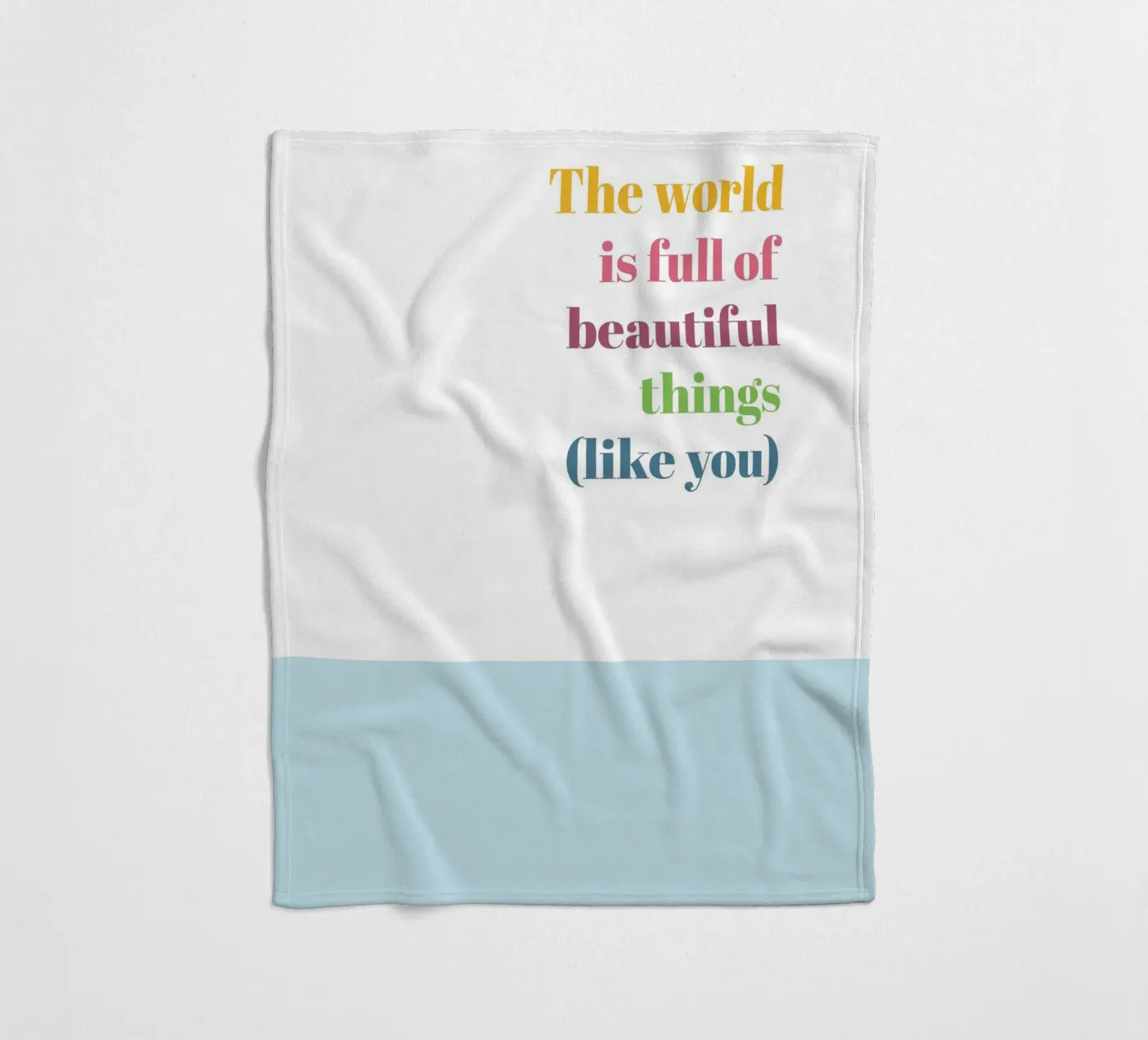 Beautiful things Fleecedecke von glueckaufpapier