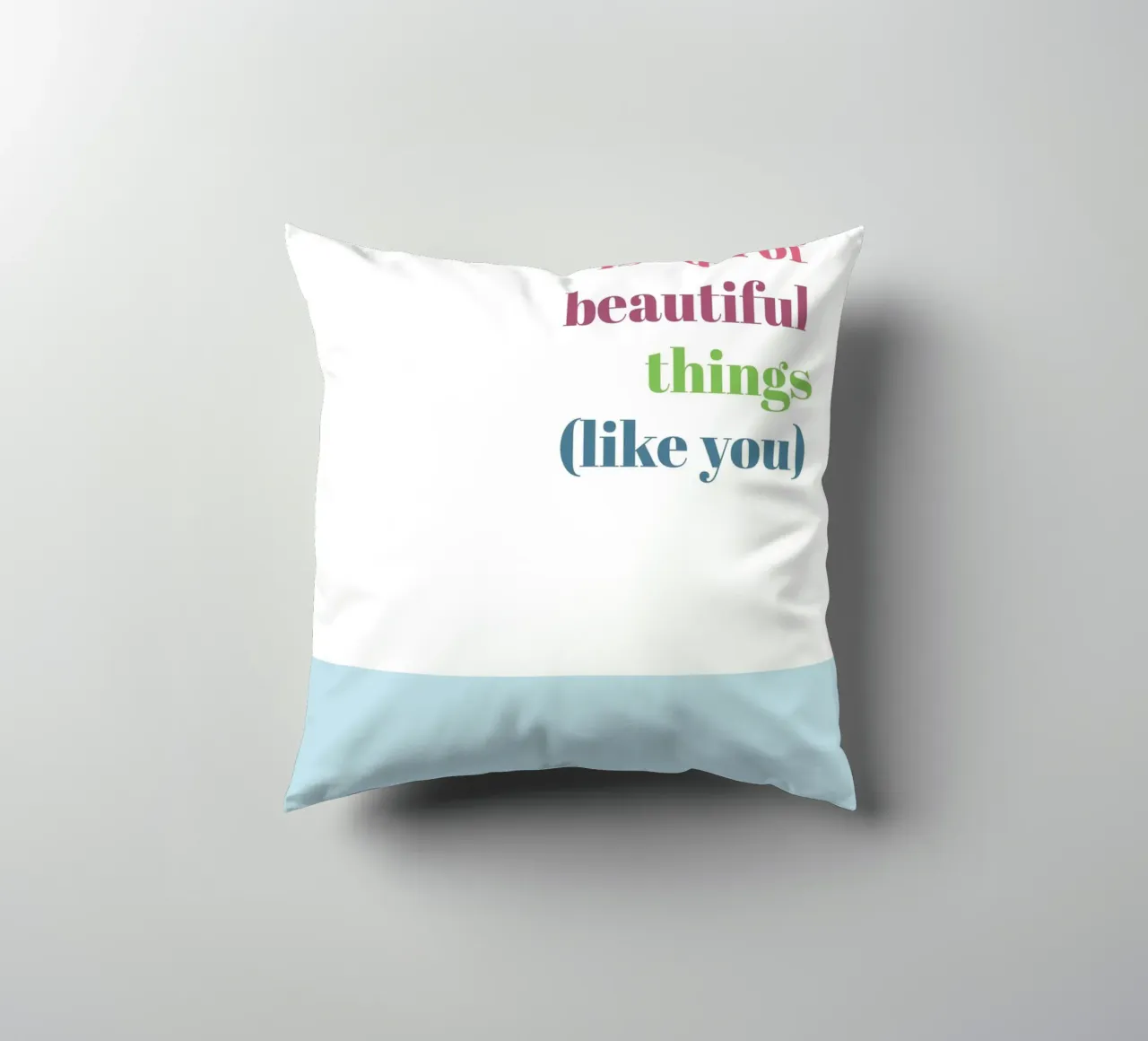 Beautiful things cuscino da glueckaufpapier