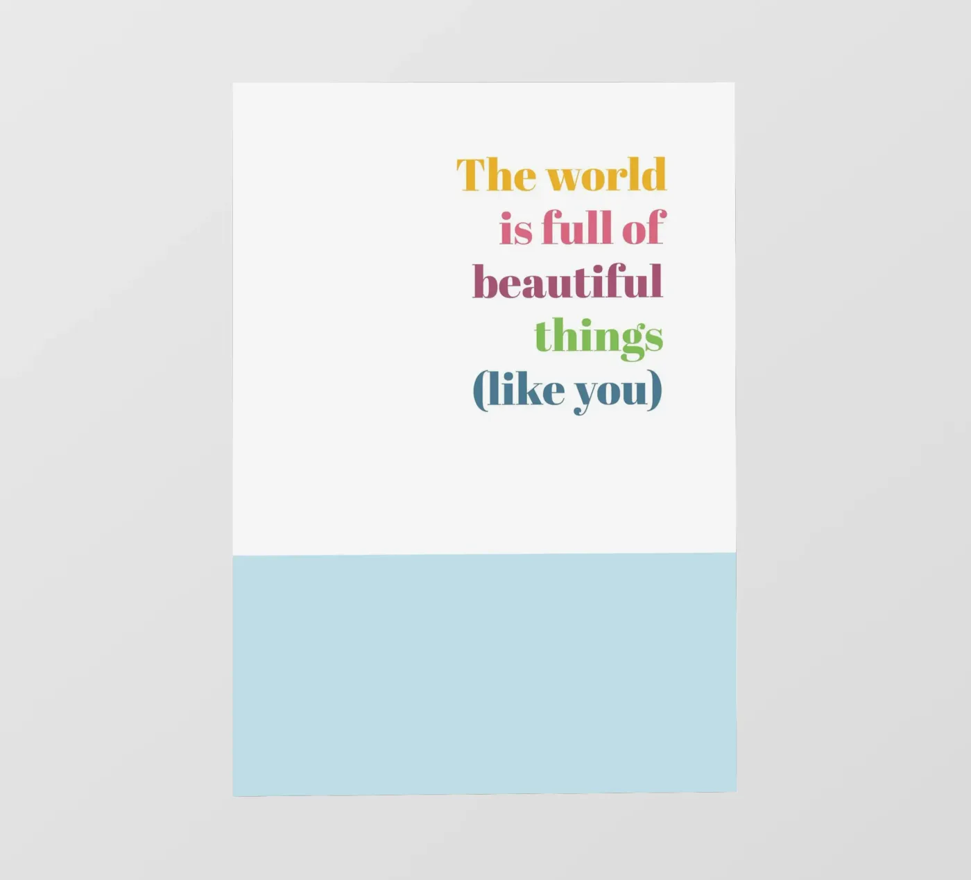 Beautiful things pellicola backlit da glueckaufpapier