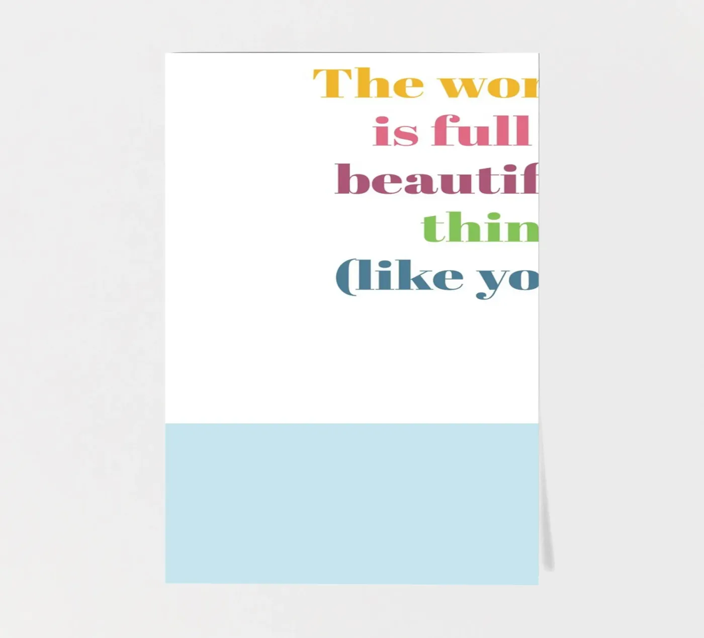 Beautiful things sticker sheet by glueckaufpapier