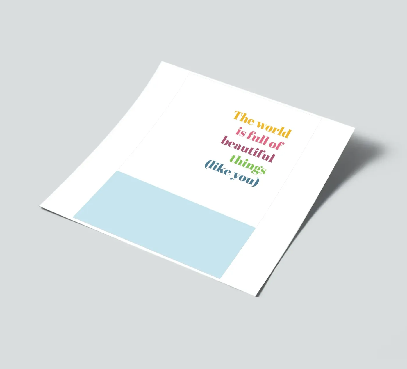 Beautiful things sticker sheet by glueckaufpapier