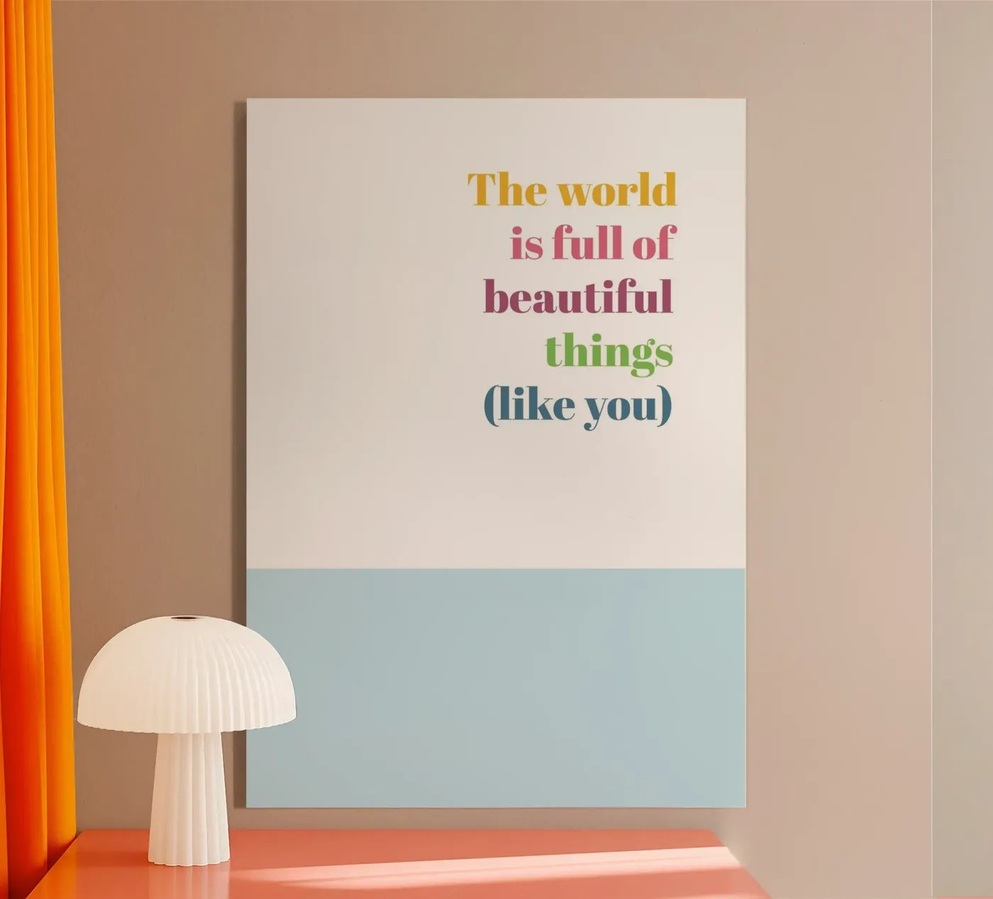 Beautiful things plexiglas de glueckaufpapier