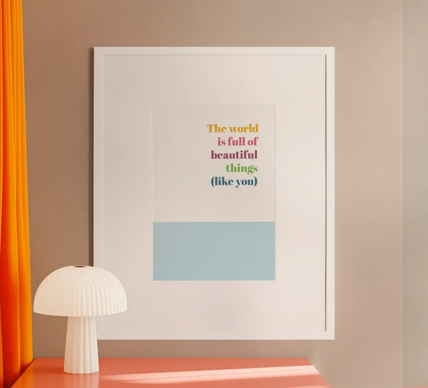 Beautiful things poster by glueckaufpapier