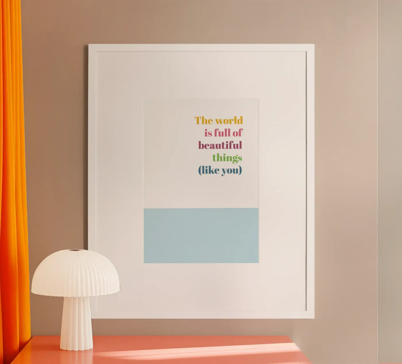 Beautiful things Poster von glueckaufpapier