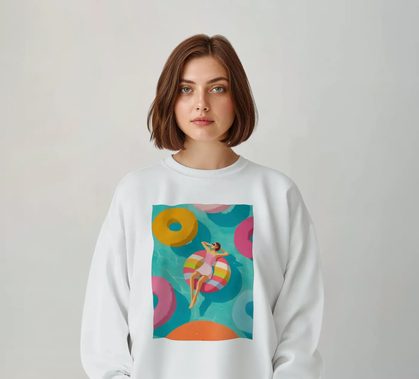 Pool Float Sweatshirt von Ciao Bella