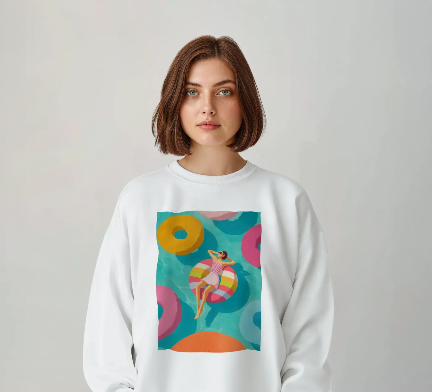 Pool Float Sweatshirt von Ciao Bella