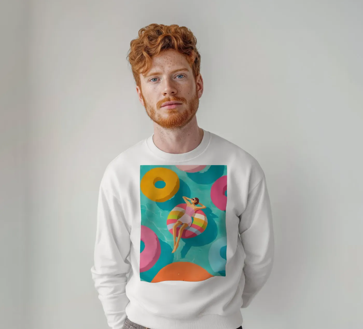 Pool Float Sweatshirt von Ciao Bella