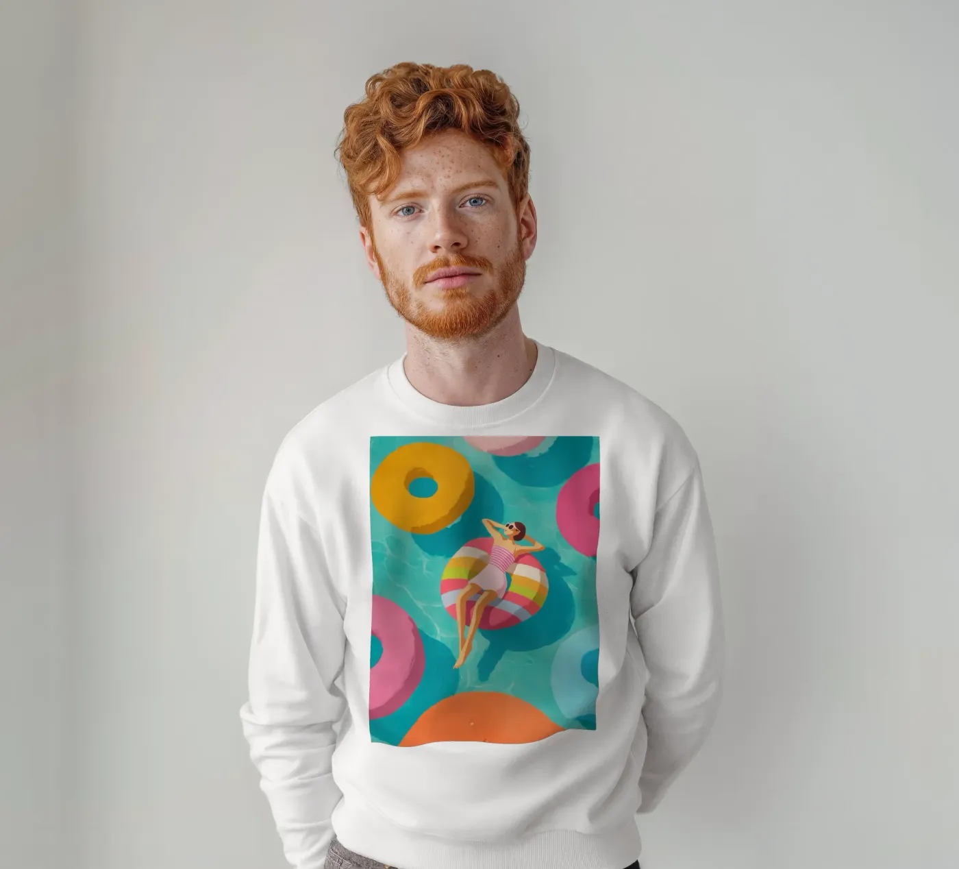 Pool Float Sweatshirt von Ciao Bella