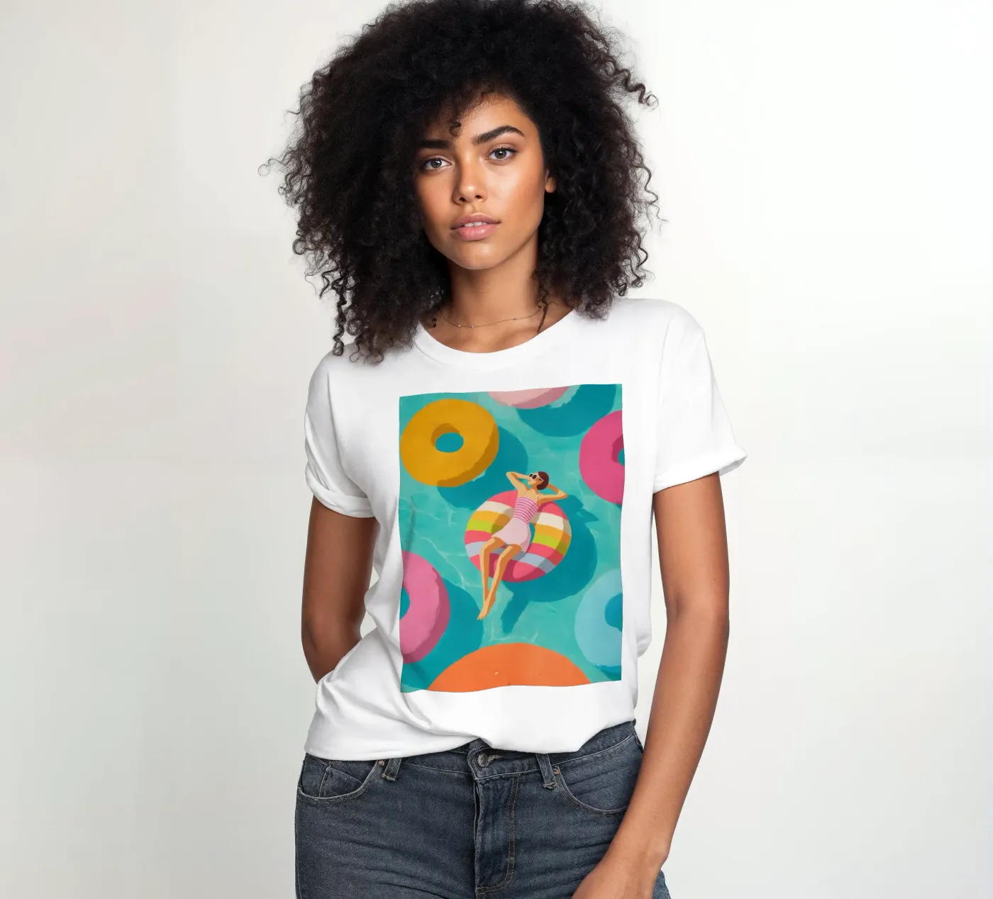 Pool Float t-shirt da donna da Ciao Bella