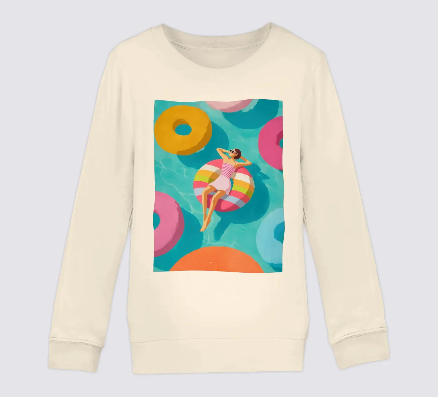 Pool Float kinder sweatshirt van Ciao Bella