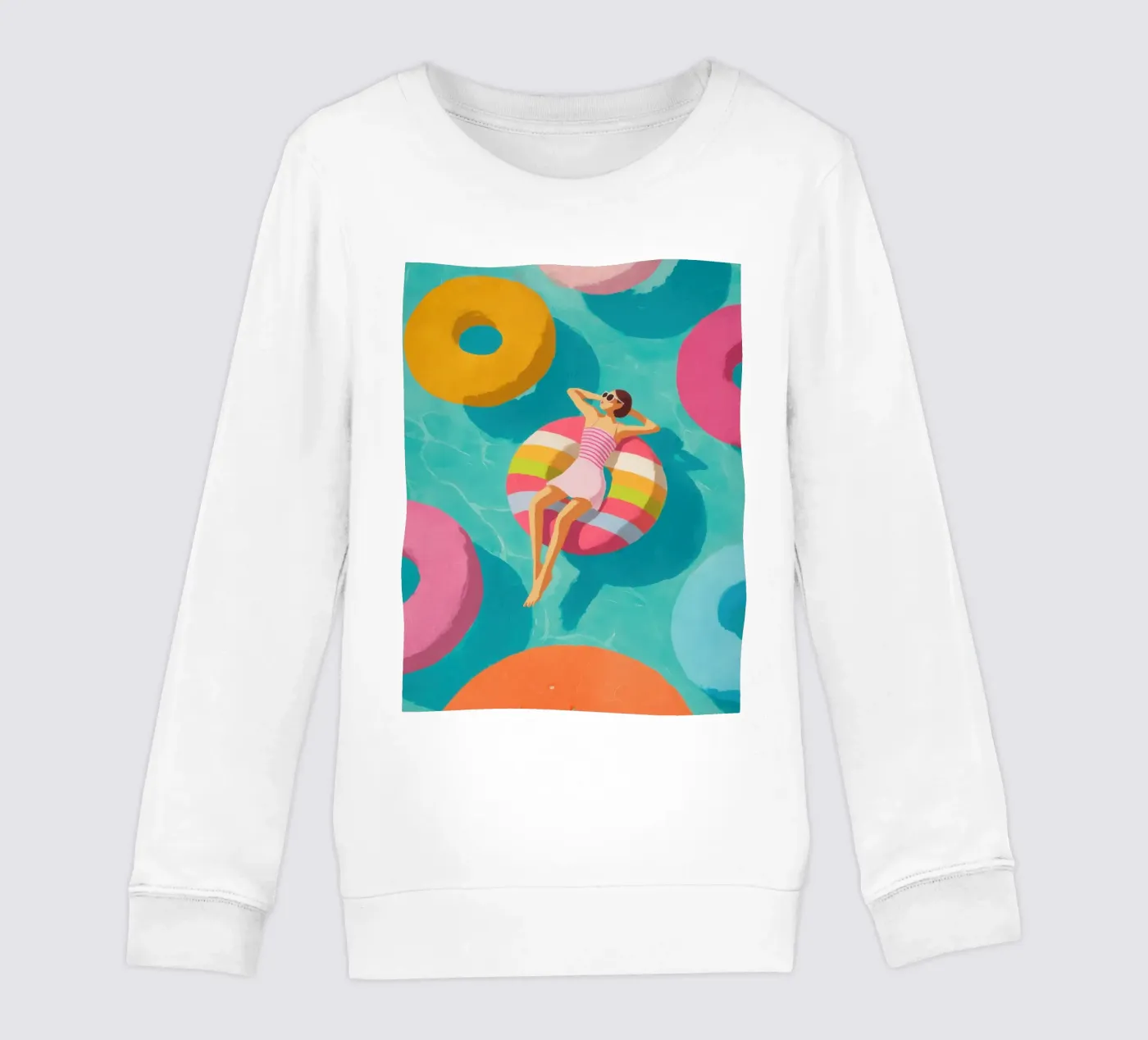 Pool Float kinder sweatshirt van Ciao Bella