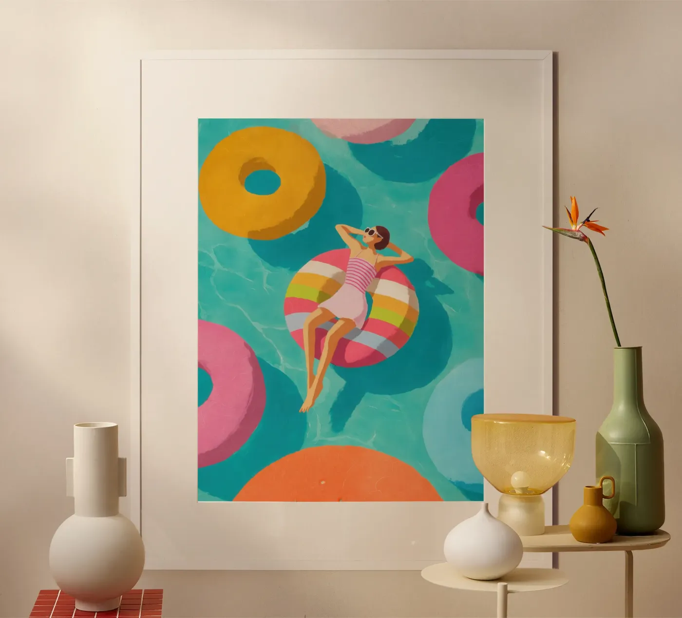 Pool Float Poster von Ciao Bella