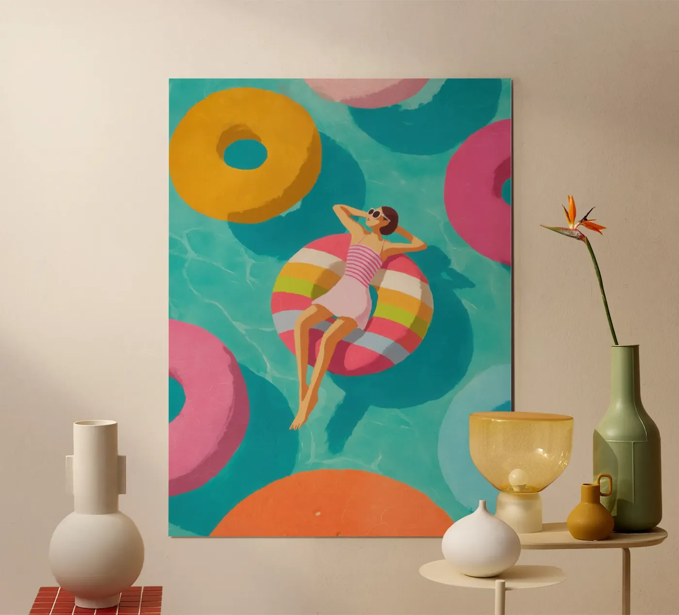 Pool Float Poster von Ciao Bella