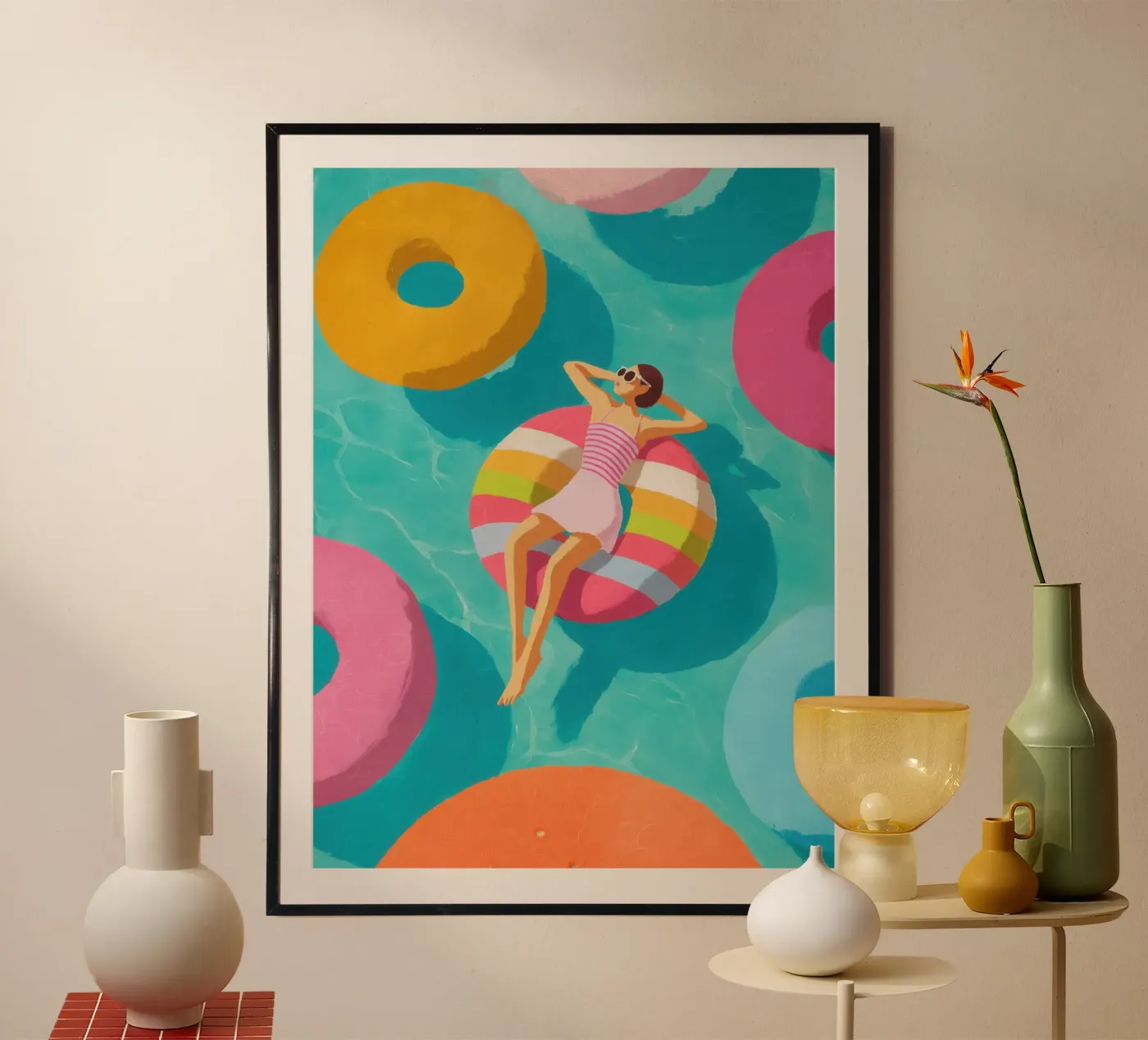 Pool Float Poster von Ciao Bella