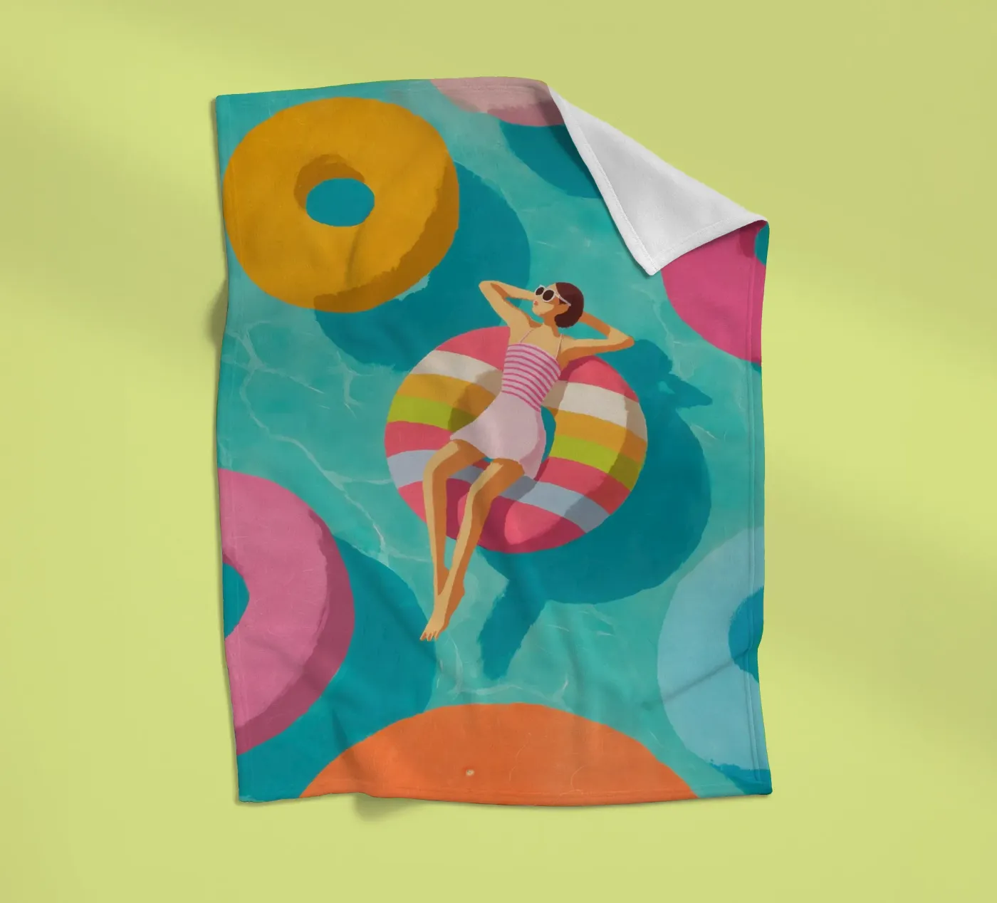 Pool Float Fleecedecke von Ciao Bella