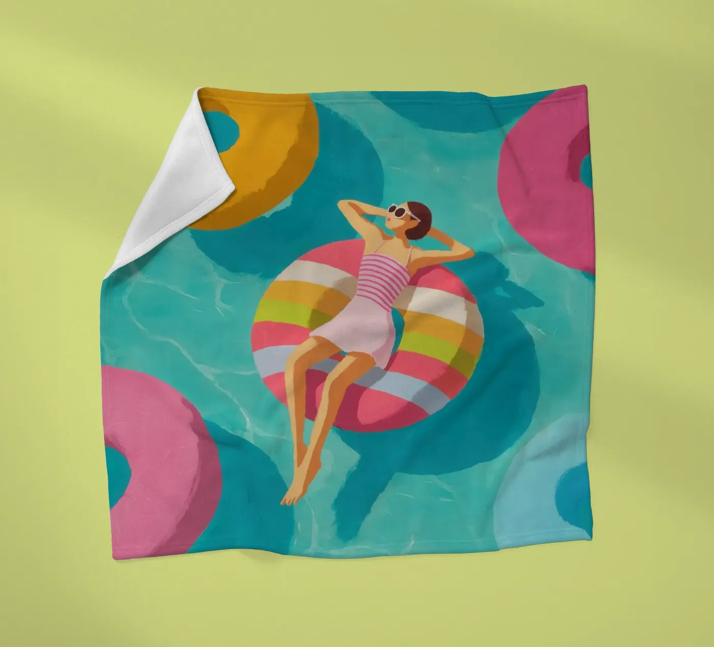 Pool Float Fleecedecke von Ciao Bella