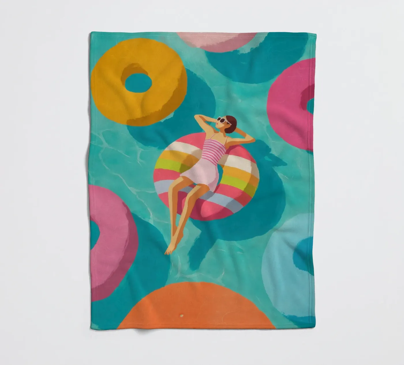 Pool Float Fleecedecke von Ciao Bella