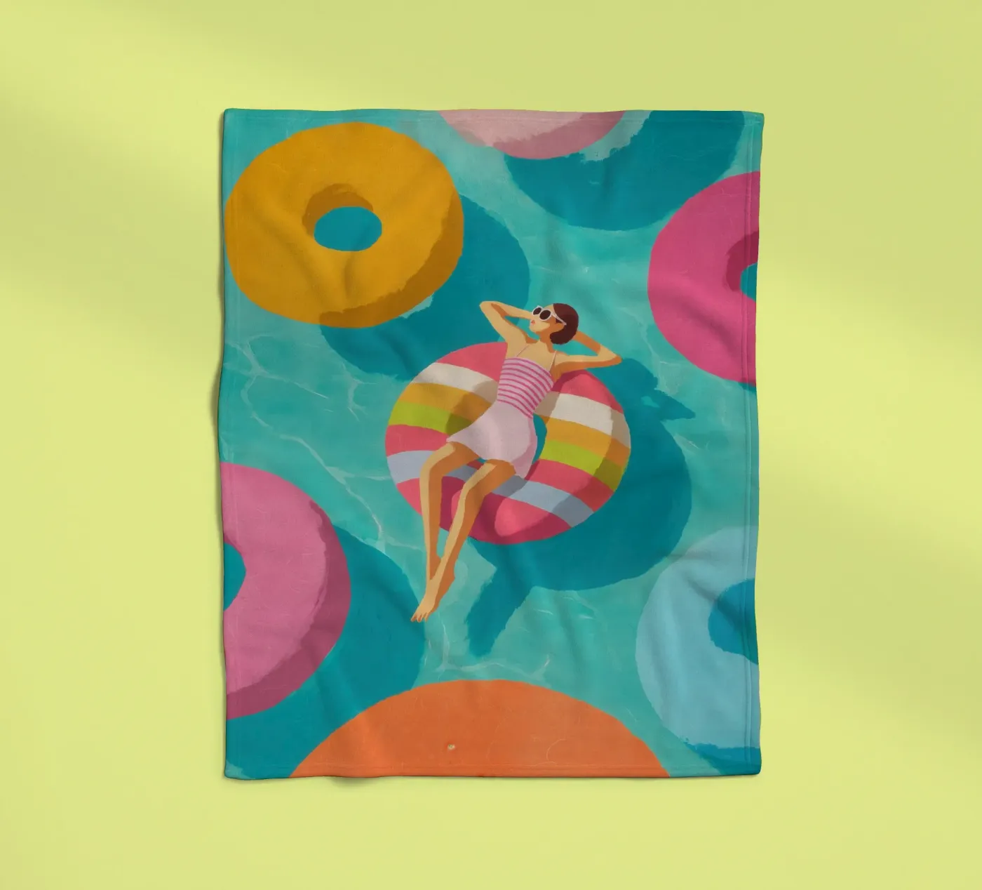 Pool Float Fleecedecke von Ciao Bella