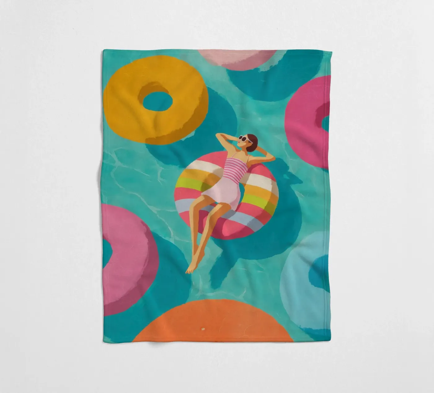Pool Float Fleecedecke von Ciao Bella