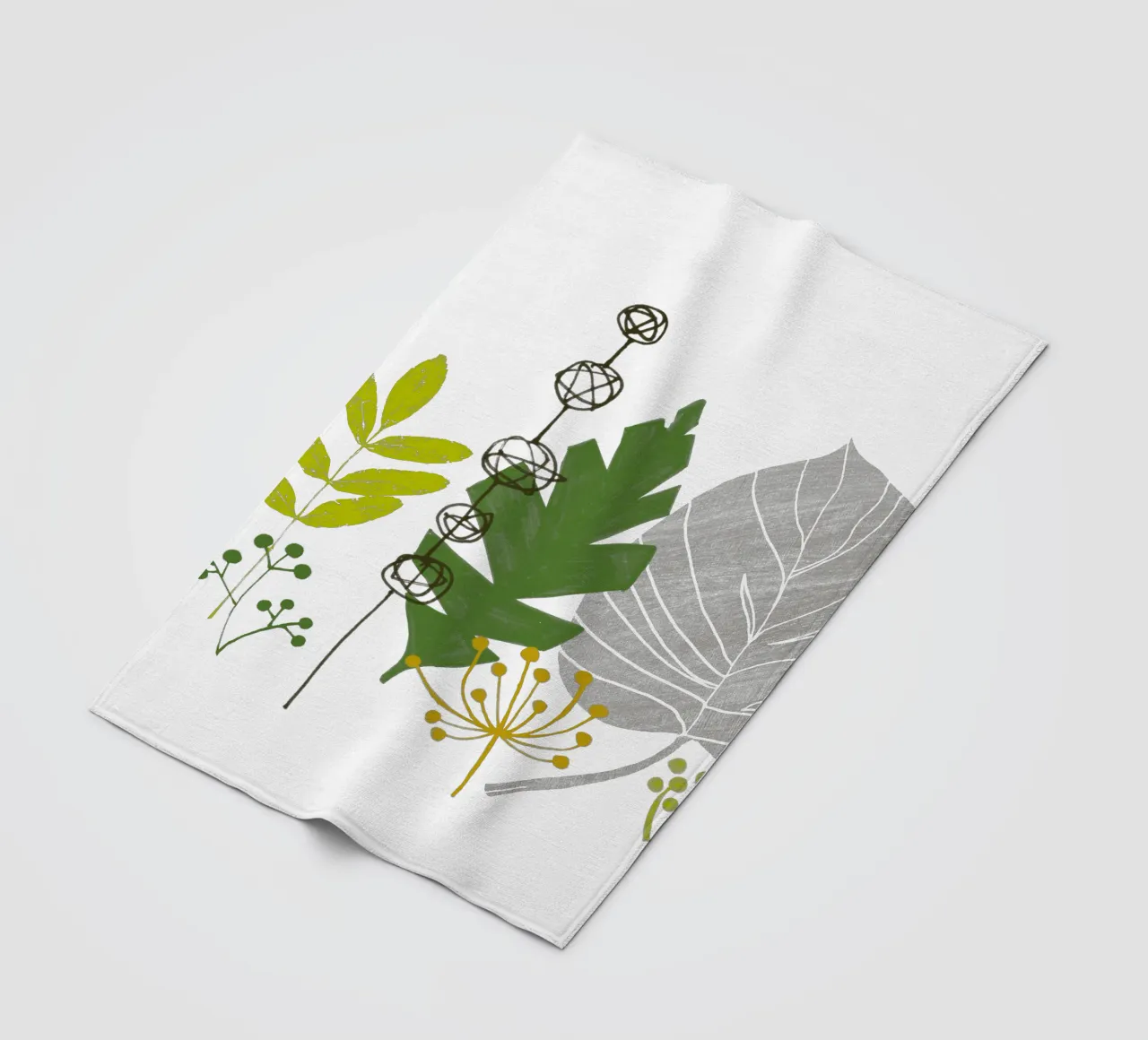 Turn A New Leaf coperta in pile da Catherine Aguilar