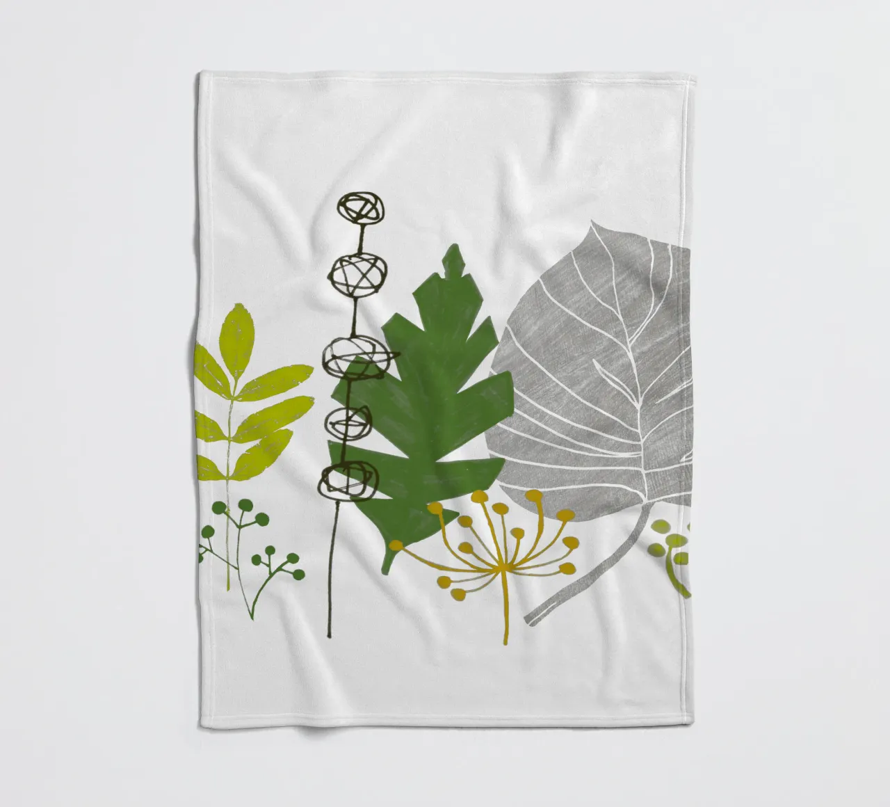 Turn A New Leaf coperta in pile da Catherine Aguilar