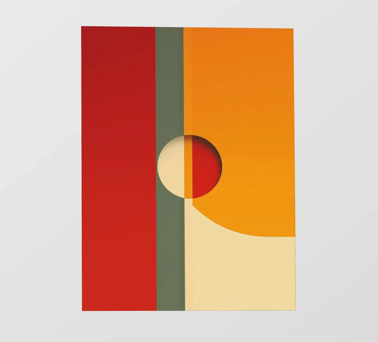 Abstract retro motif with hole photo wallpaper by Autofocus
