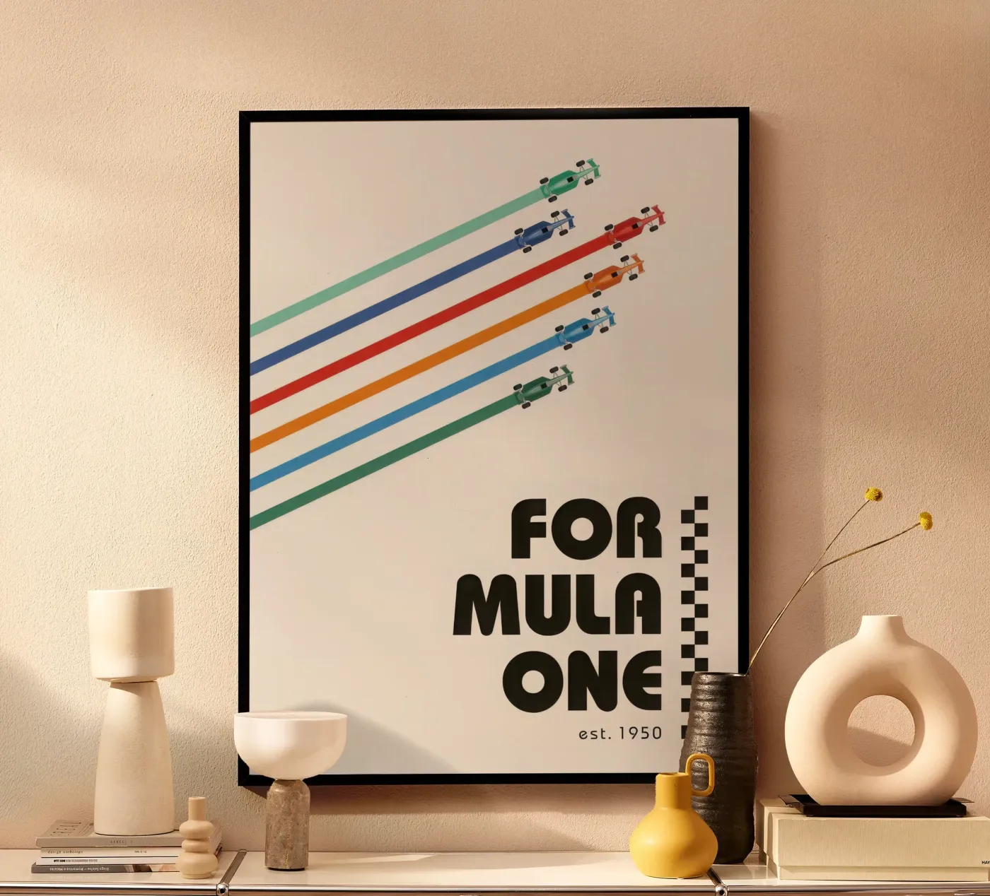 Formula One poster by Betty Dyer