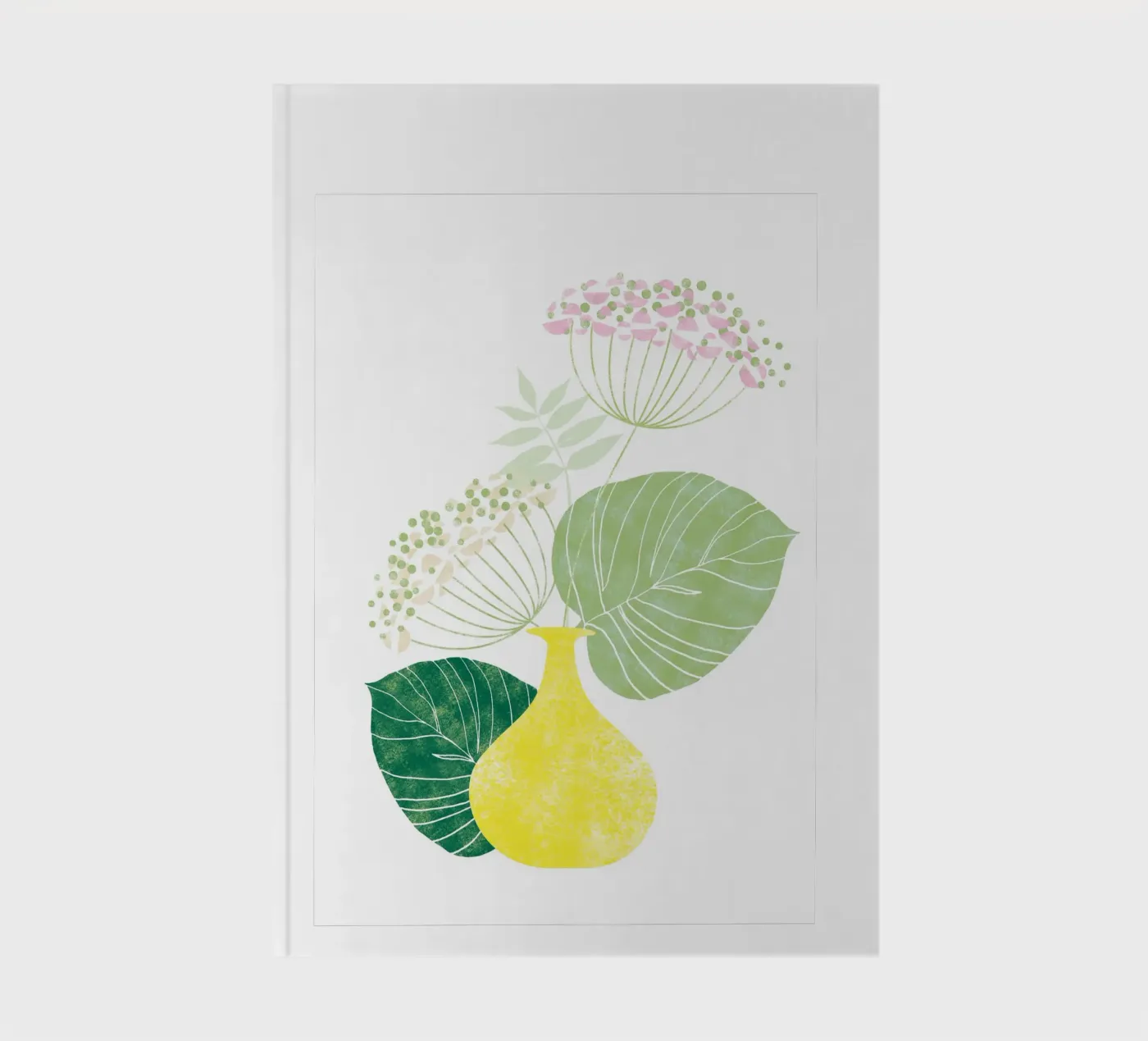 Pink Hydrangea quaderno da Catherine Aguilar