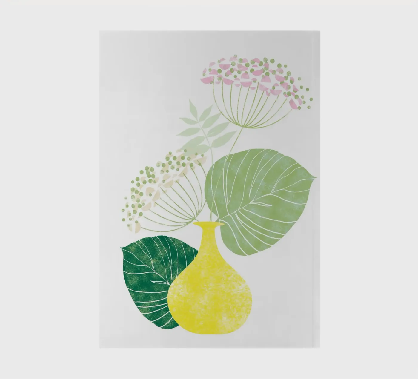 Pink Hydrangea quaderno da Catherine Aguilar