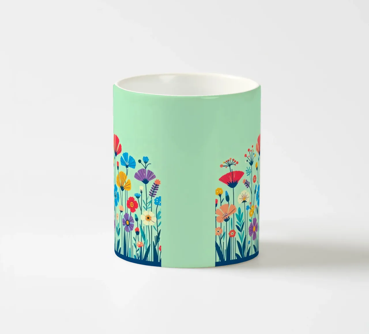Fiori di campo tazza in ceramica da Digital Naive