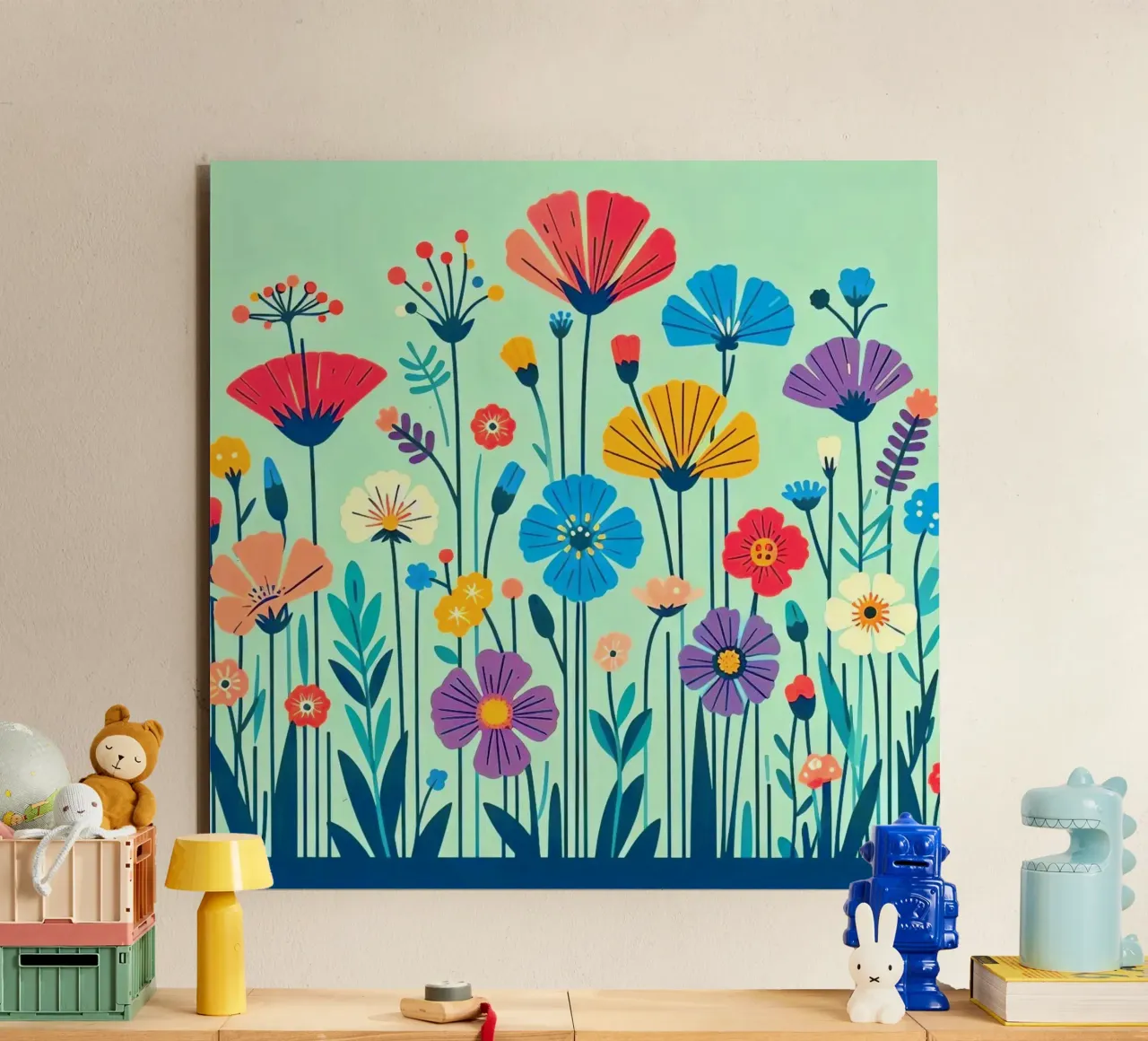 Fiori di campo alluminio dibond da Digital Naive