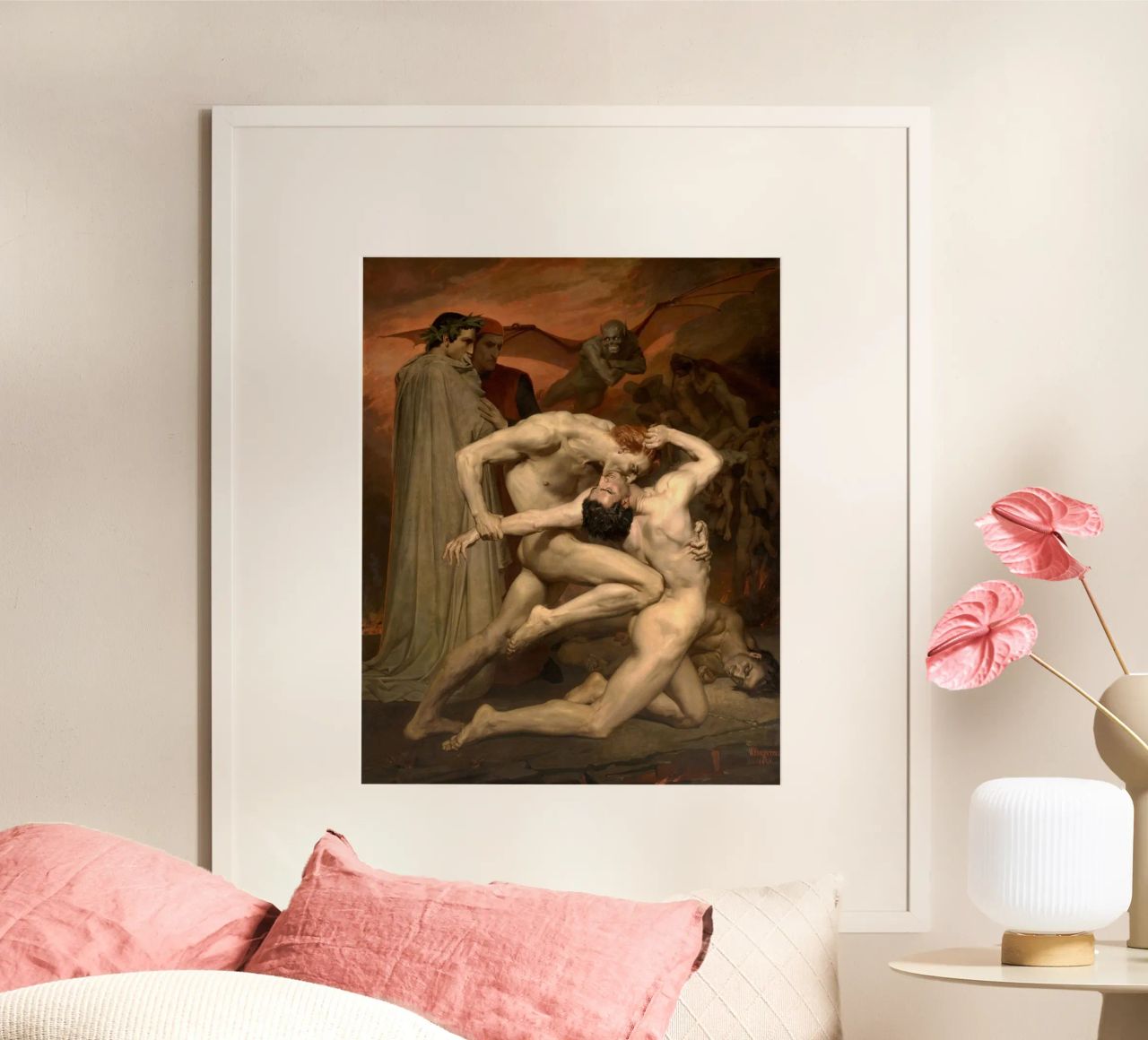 William-Adolphe Bouguereau - Dante e Virgilio Dante e Virgilio poster da Timeless Artworks