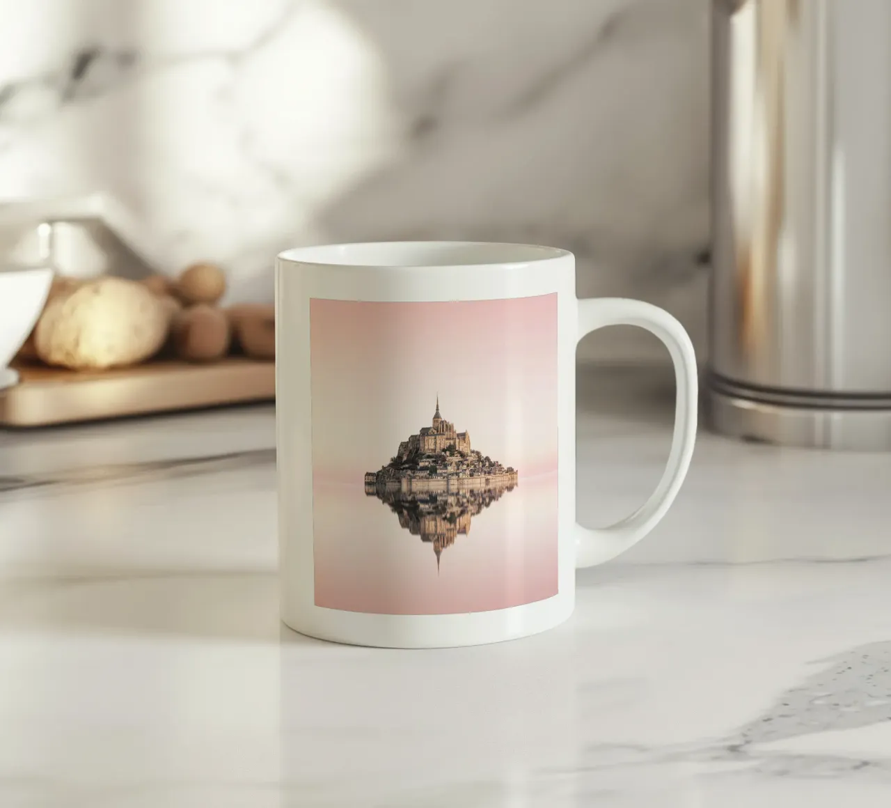 Mont Saint Michel - Francia tazza in ceramica da Håggard Photography | Ronny Behnert