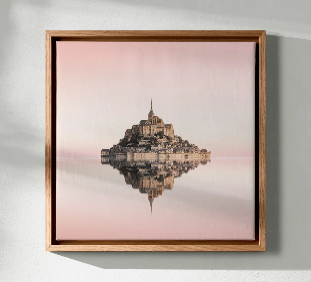 Mont Saint Michel - Frankrijk canvas met Baklijst van Håggard Photography | Ronny Behnert